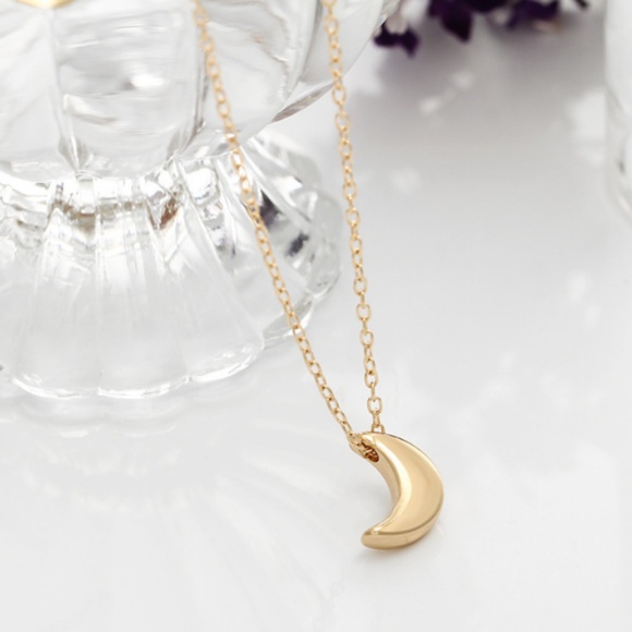 4 for $20 Moon Choker Necklace (Gold) - Picture 4 of 6